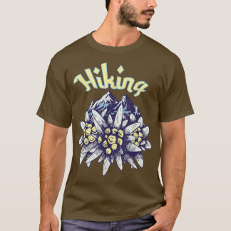 ハイキングアルプススイス土産山雪エド Tシャツ