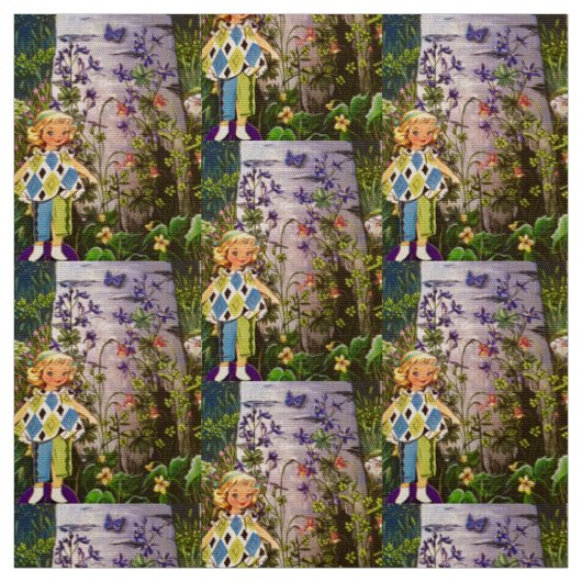 ハイキングインザオールド《植物》アスペン林 ファブリック (見本)