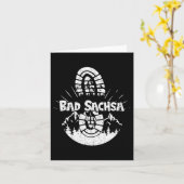 ハイキングインバッドSachsaドイツ休暇ハイカー1 カード (黄色い花)