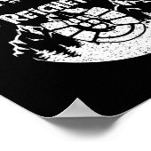 ハイキングインバートライヘンホールドイツバケーションハイカー ポスター (角)