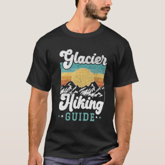 ハイキングガイドトレッキングガイドマウンテン登山ハイキング Tシャツ