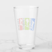 ハイキングガラスのトリプルクラウン タンブラーグラス (裏面)