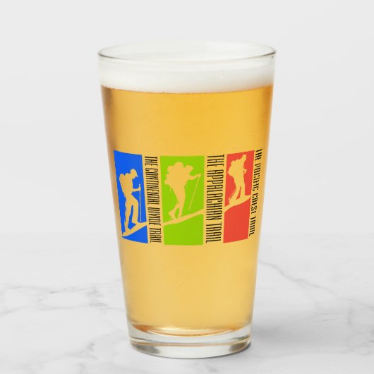 ハイキングガラスのトリプルクラウン タンブラーグラス (ドリンク正面)