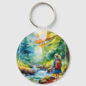 ハイキングガール キーホルダー (裏面)