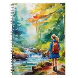 ハイキングガール ノートブック