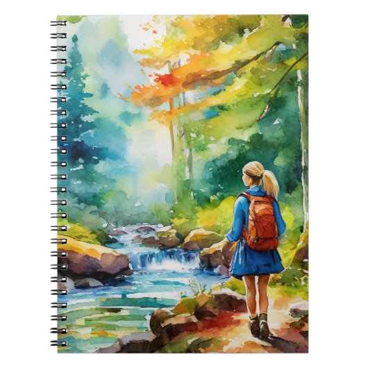 ハイキングガール ノートブック (正面)