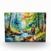 ハイキングガール フォトブロック (正面)