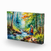 ハイキングガール フォトブロック (右)