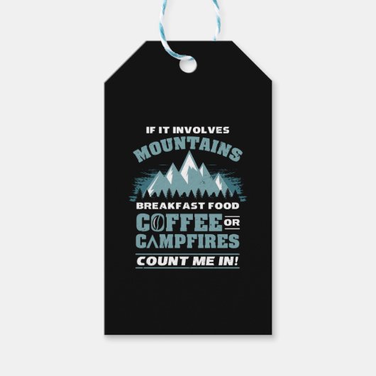 ハイキングキャンピングコーヒー ギフトタグ (正面)