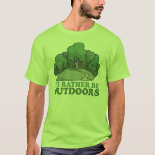 ハイキングキャンピングトレッキング登山アウトドア! Tシャツ