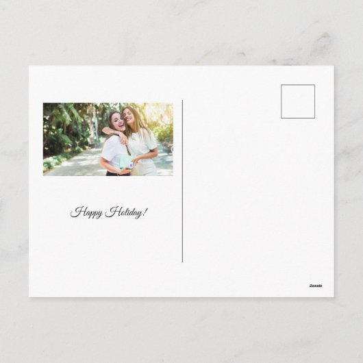 ハイキングキャンピングワールドトラベルマウンテンピーク シーズンポストカード (裏面)