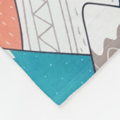 ハイキングキャンピングワールドトラベルマウンテンピーク フリースブランケット (角)