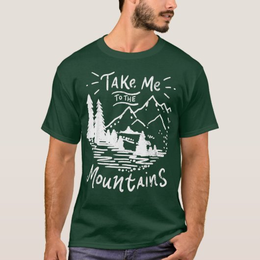 ハイキングキャンプ登山スカウトギフト Tシャツ (正面)