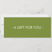 ハイキングギフトチケット、ウォーキング旅行 招待状 (裏面)