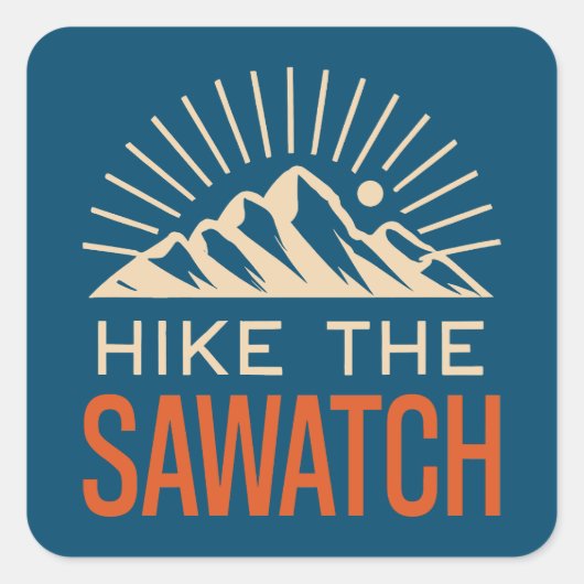 ハイキングザサウォッチレンジ日が差すこと スクエアシール (正面)