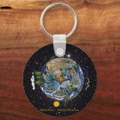 ハイキングザプラネットハイカーズソウルコンパス宇宙 キーホルダー (正面)