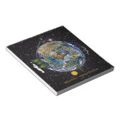 ハイキングザプラネットハイカーズソウルコンパス宇宙 ノートパッド (アングル)