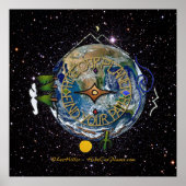 ハイキングザプラネットハイカーズソウルコンパス宇宙 ポスター (正面)