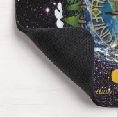 ハイキングザプラネットハイカーズソウルコンパス宇宙 マウスパッド (コーナー)