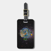 ハイキングザプラネットハイカーズソウルコンパス宇宙 ラゲッジタグ (正面縦)