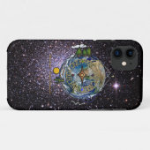 ハイキングザプラネットハイカーズソウルコンパス宇宙 Case-Mate iPhoneケース (裏面(横))