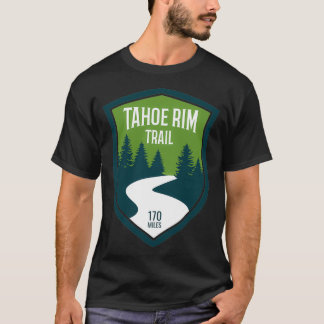 ハイキングシエラネバダタホエリムトレイルハイカープルラブ Tシャツ