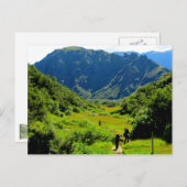 ハイキングスマーク、アイスランドハガキ ポストカード (正面/裏面)