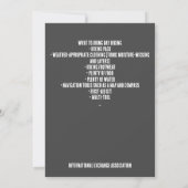 ハイキングデイイベント 招待状 (裏面)