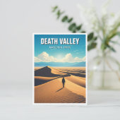 ハイキングデスバレー国立公園土産 ポストカード (スタンド正面)