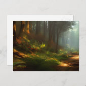 ハイキングトレイルデジタルアートはがき ポストカード (正面/裏面)