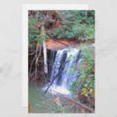 ハイキングトレイル滝 便箋 (正面/裏面)