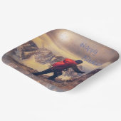 ハイキングハッピーバースデー ペーパープレート (傾斜あり)