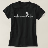 ハイキングハートビートEKGハイカーラバーパルスEKG 1610 Tシャツ (デザイン正面)