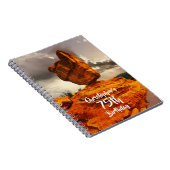 ハイキングバランスロックバースデーパーティーゲストブック ノートブック (右側)