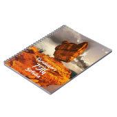 ハイキングバランスロックバースデーパーティーゲストブック ノートブック (左側)