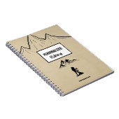 ハイキングパーソナライズされたノート ノートブック (右側)