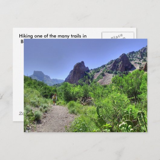 ハイキングビッグベンドのポストカード ポストカード (正面/裏面)