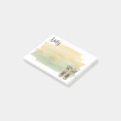 ハイキングブーツと野の花 ポストイット (アングル)