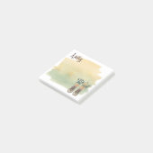 ハイキングブーツと野の花 ポストイット (アングル)