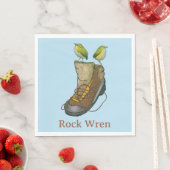 ハイキングブーツの上のロックウォーレンのタケ スタンダードランチョンナプキン (インサイチュ)