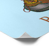 ハイキングブーツの上のロックウォーレンのタケ ポスター (角)