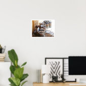 ハイキングブーツの行列 ポスター (ホームオフィス)