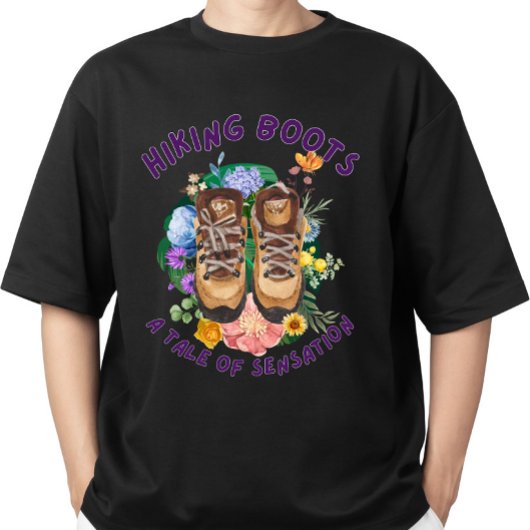 ハイキングブーツ – センセーションの物語 Tシャツ