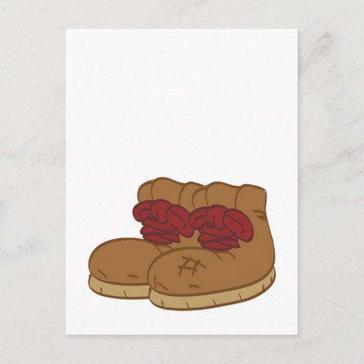 ハイキングブーツ ポストカード (正面)