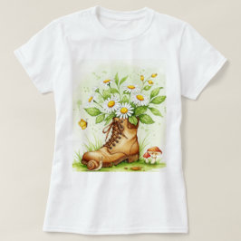 ハイキングブーツ Tシャツ