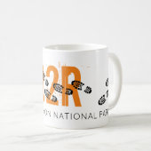 ハイキングブーツR2Rグランドキャニオン旅行記念品 コーヒーマグカップ (正面右)