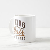 ハイキングヘア気にがない コーヒーマグカップ (正面左)