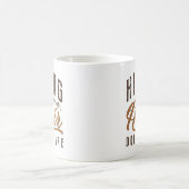 ハイキングヘア気にがない コーヒーマグカップ (中央)