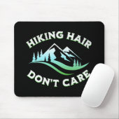 ハイキングヘア気にがない マウスパッド (マウス)