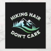 ハイキングヘア気にがない ワインラベル (シングルラベル)